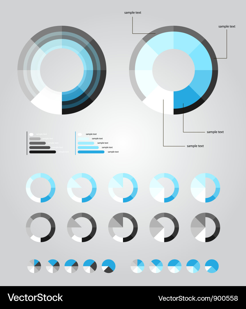 Data Visualization Elements Vector Image