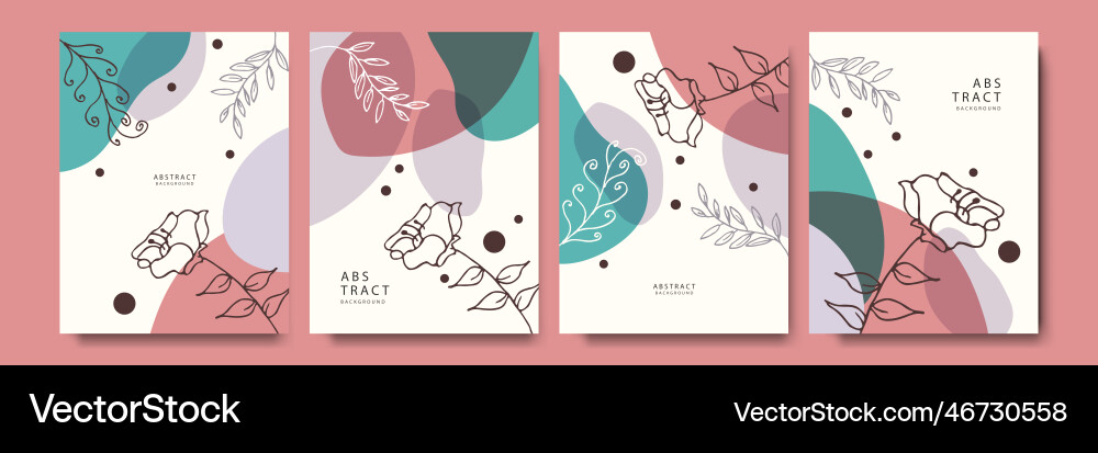 Design templates in simple modern style with copy Vector Image