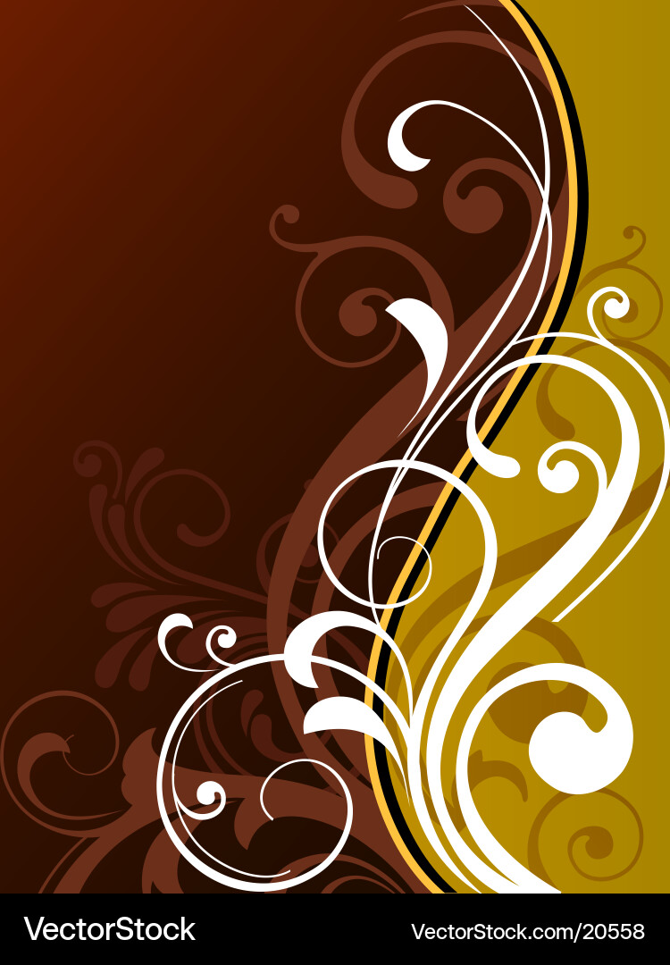 Elegant Swirl Background vector image