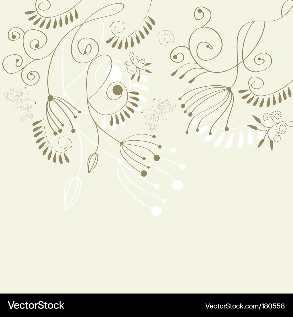 Floral Pattern Background Vector Image