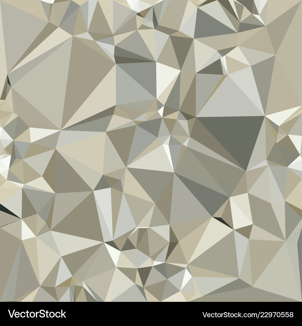 Gold triangular low poly mosaic abstract pattern vector image