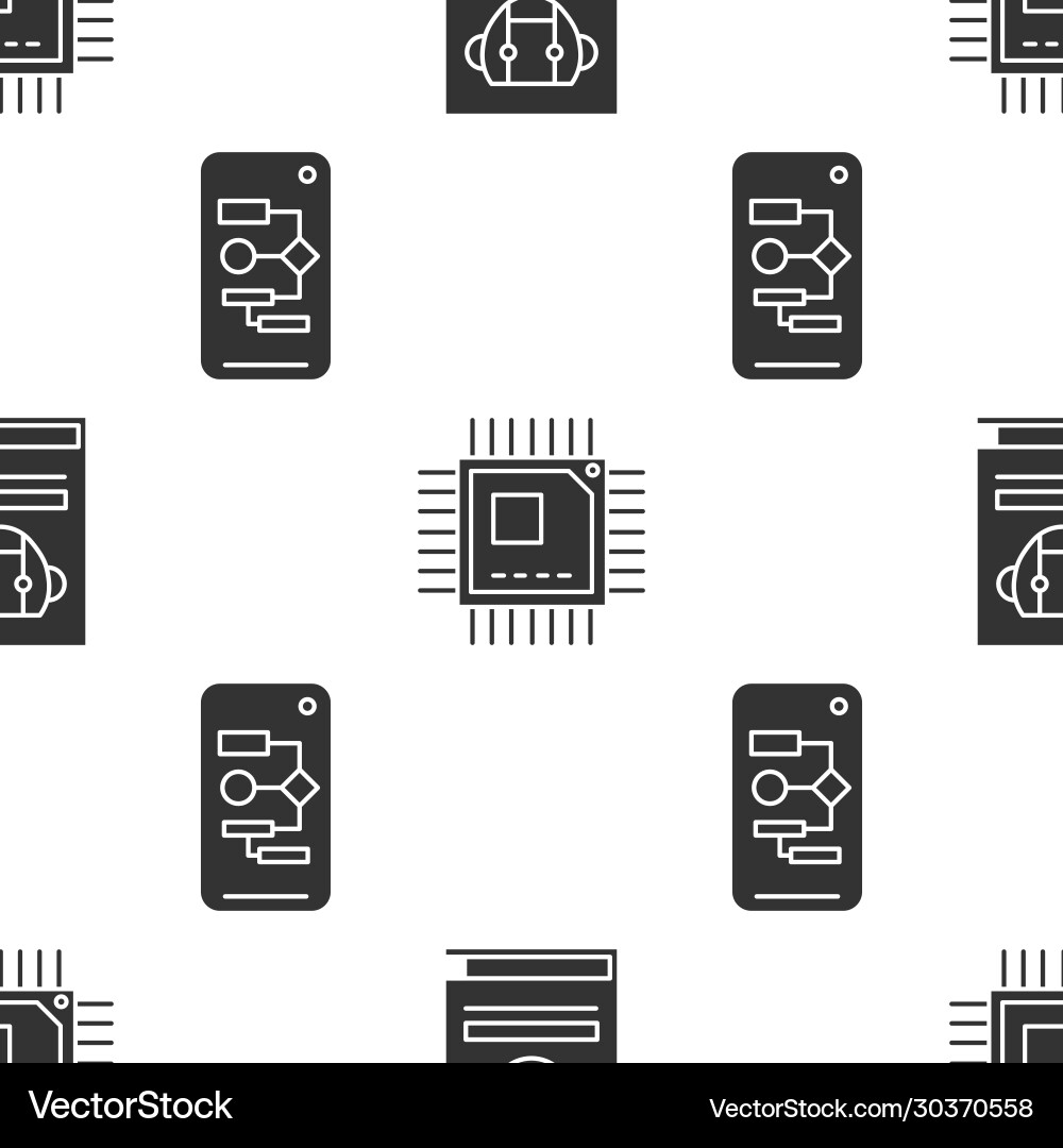 Manueller Prozessor mit Mikroschaltungen cpu einstellen Manueller Prozessor mit Mikroschaltungen cpu einstellen vektorbild