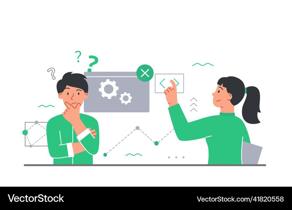 Problem solving concept Problem solving concept vector image
