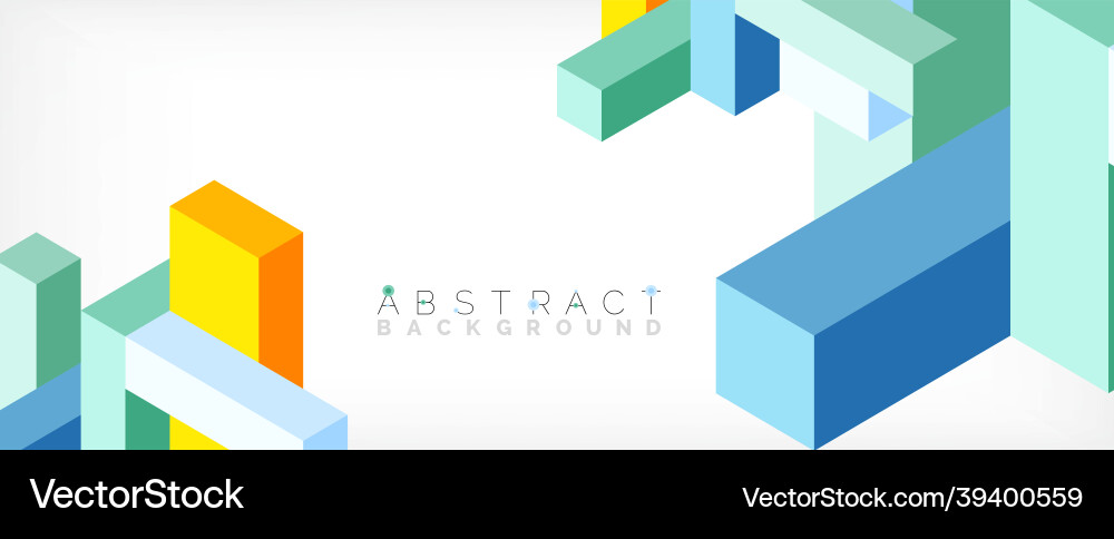 Abstract background 3d cubes cubic elements Abstract background 3d cubes cubic elements vector image