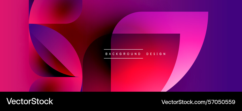 Abstract gradient shapes overlap creating dynamic Abstract gradient shapes overlap creating dynamic vector image