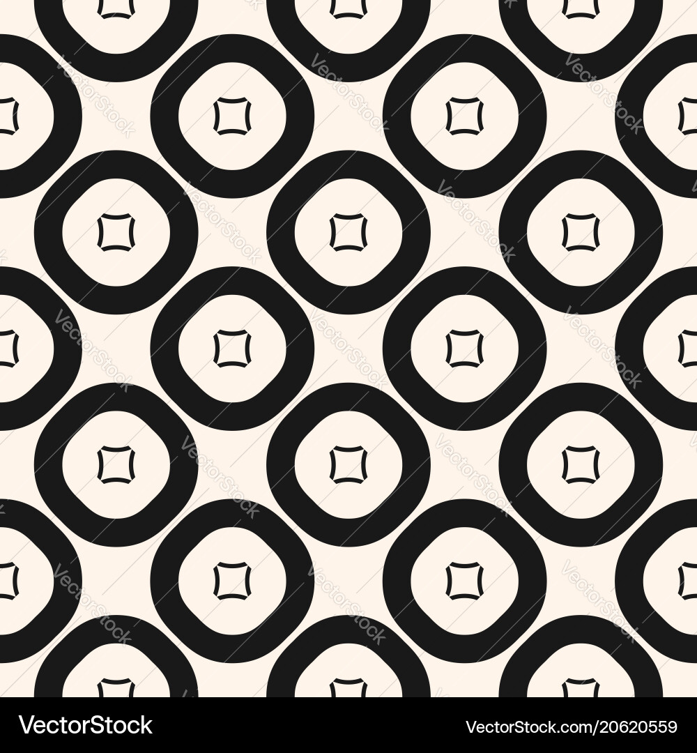 Geometric pattern seamless texture with circles Geometric pattern seamless texture with circles Vector Image