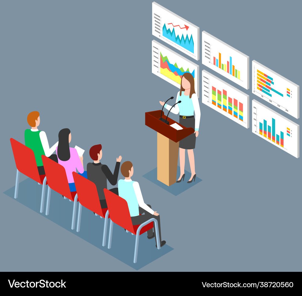 Analyze statistical indicators business data Analyze statistical indicators business data vector image