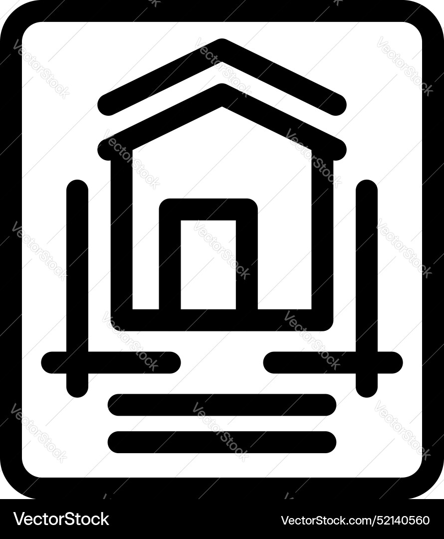 Architekt Projekt mit Hausbau Architekt Projekt mit Hausbau vektorbild