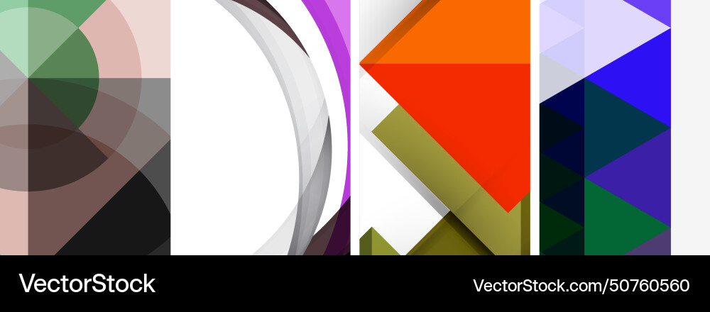 Minimal geometric abstract background with circles Minimal geometric abstract background with circles Vector Image