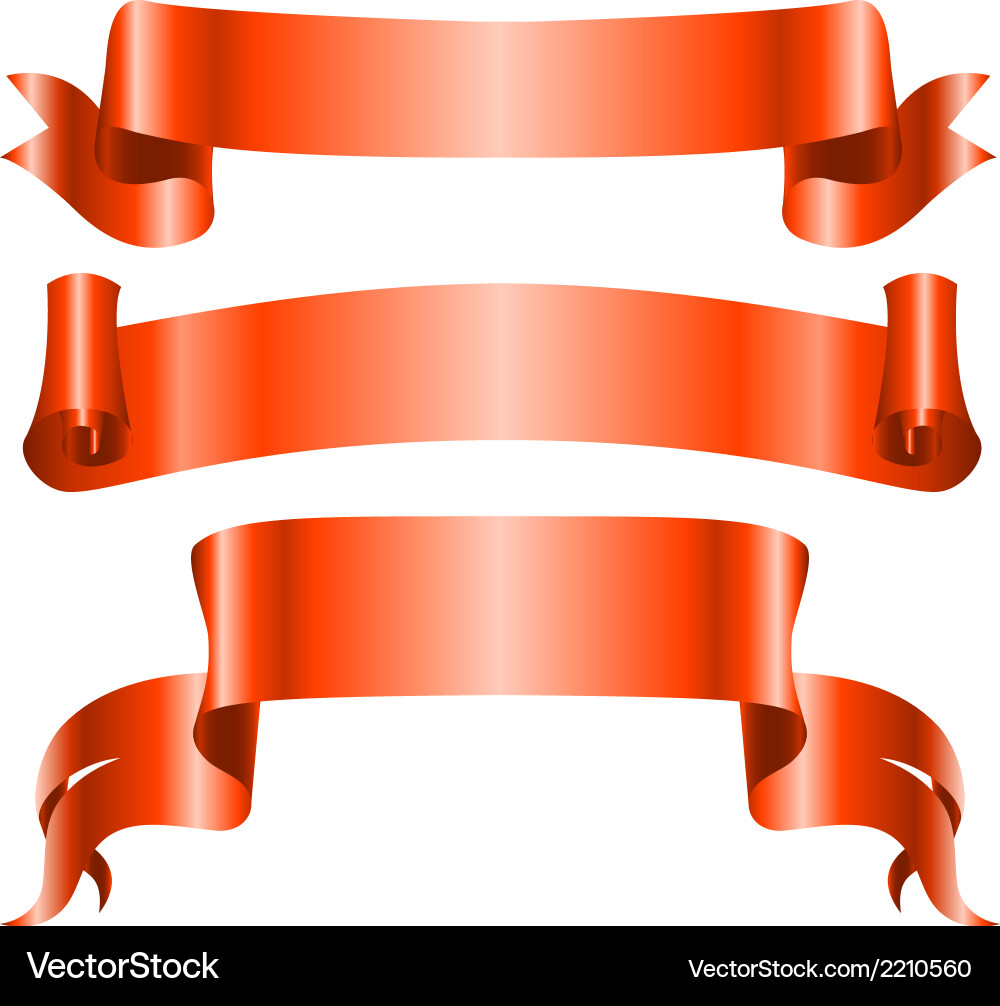 Ribbon banners Royalty Free Vector Image - VectorStock