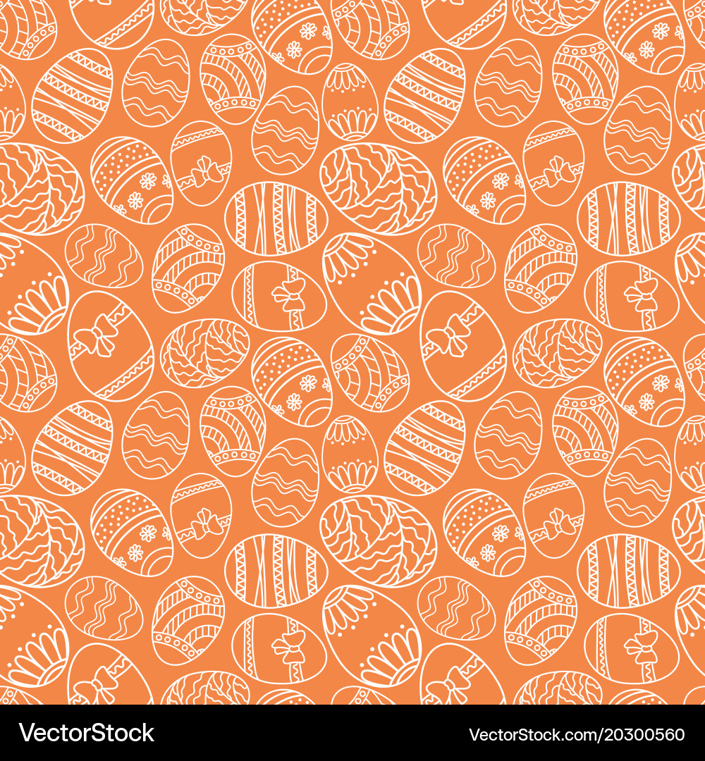 Seamless simple pattern with ornamental Vector Image