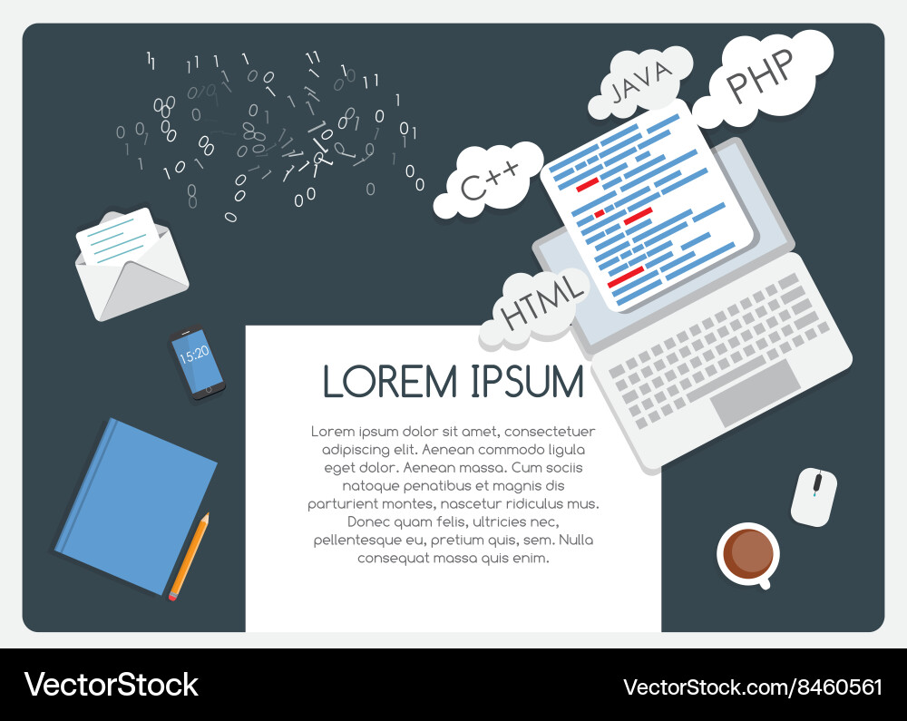 Abstract background on business theme with empty vector image