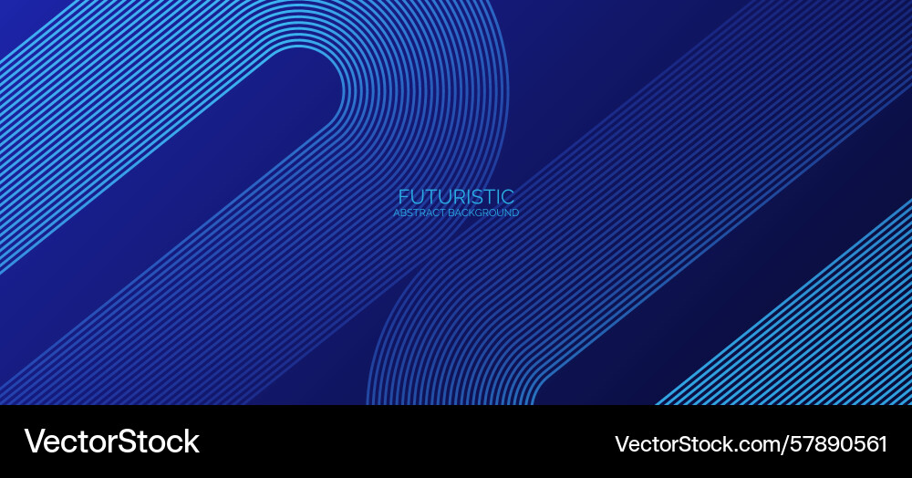Blue lines techno abstract background overlap Blue lines techno abstract background overlap vector image