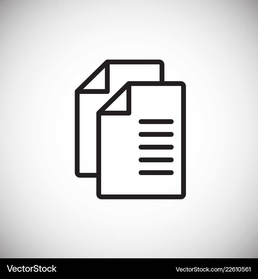 Files on white background Vector Image