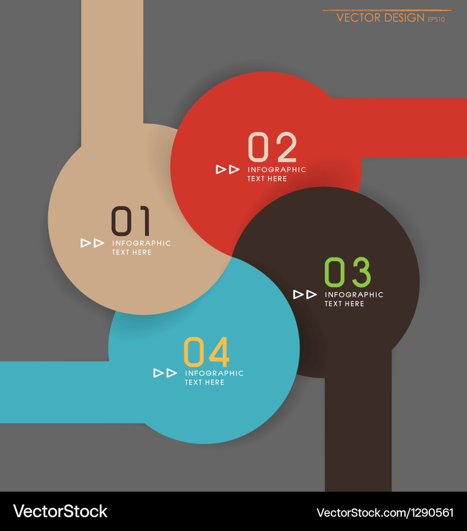 Modern design layout and template vector image