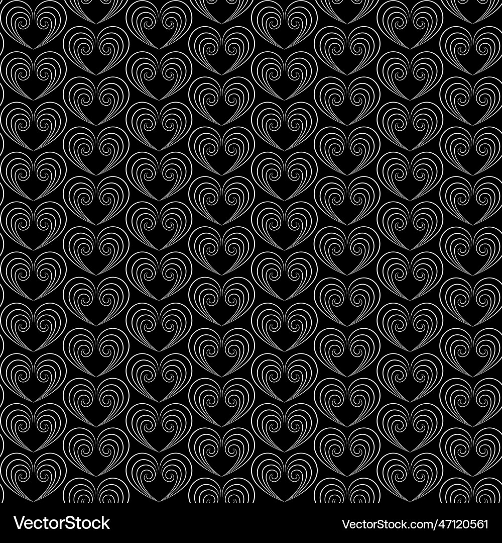 Openwork seamless pattern with curls Openwork seamless pattern with curls Vector Image