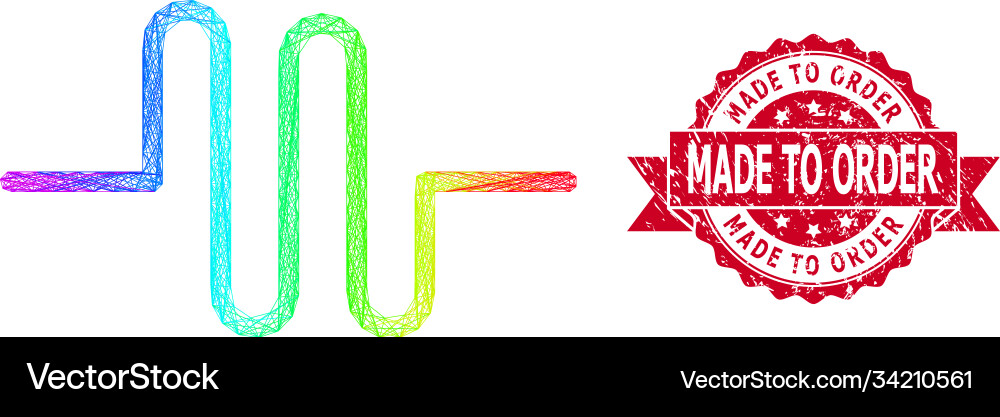 Pipeline with Corroded Seal Vector Image