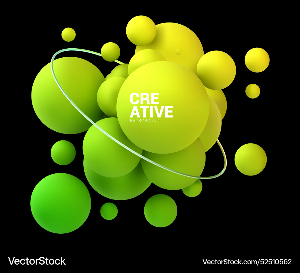 3d abstract liquid blobs 3d abstract liquid blobs vector image
