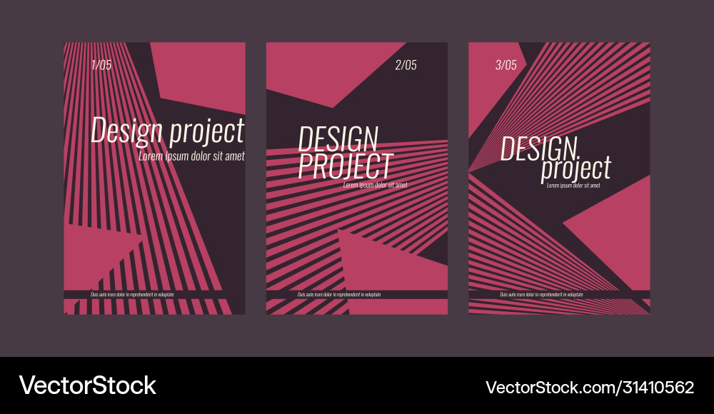 A set modern backgrounds with abstract elements A set modern backgrounds with abstract elements vector image