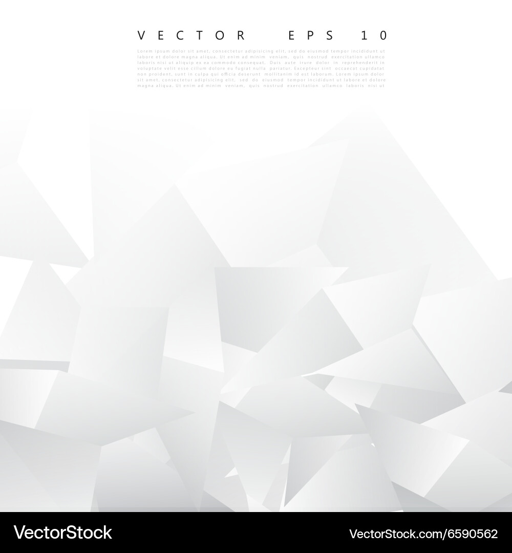 Abstract geometric shape from gray triangle Vector Image
