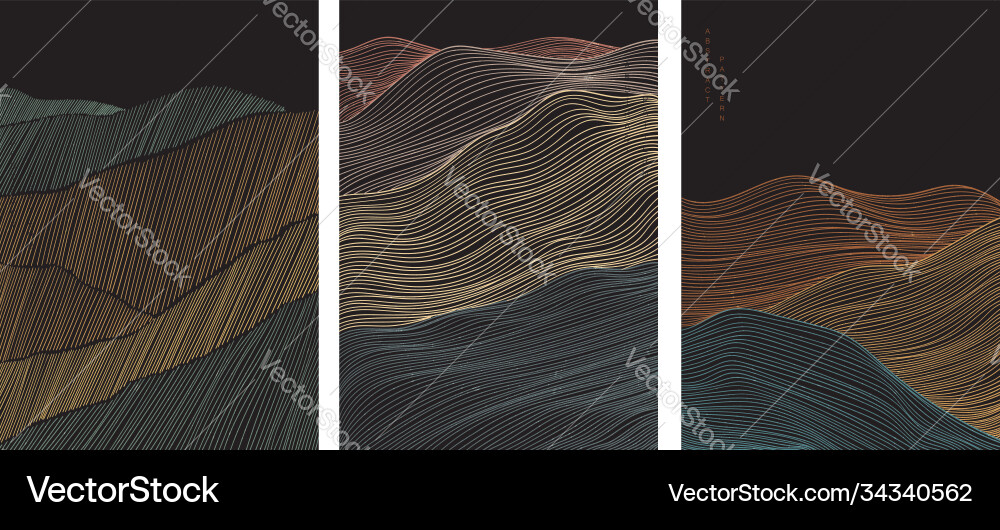 Abstract Wave Background Vector Image