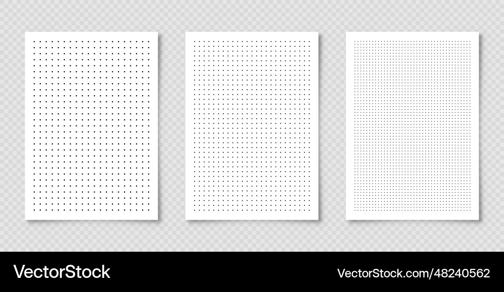 Dotted graph paper with grid polka dot pattern Dotted graph paper with grid polka dot pattern vector image