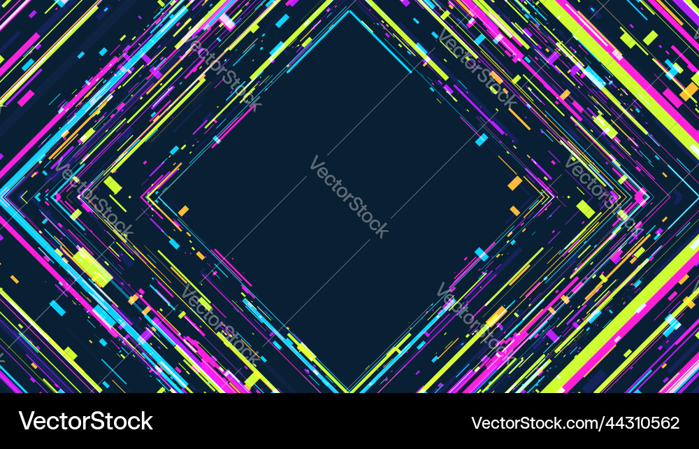 Glitch error effect digital background Glitch error effect digital background vector image