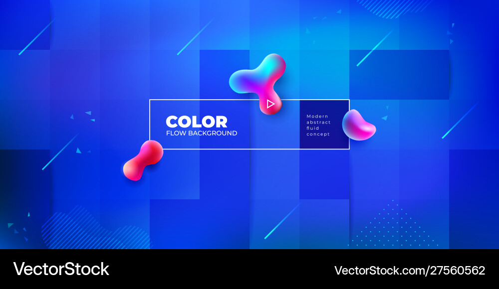 Liquid Color Gradient Background vector image
