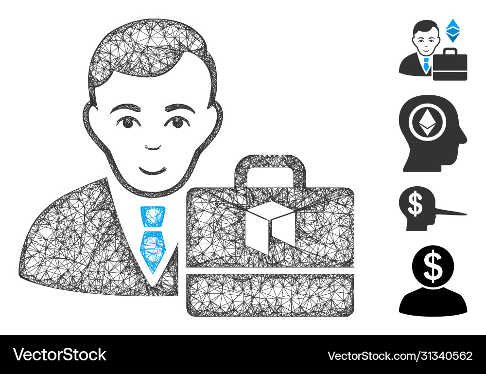 Neo accounter web mesh vector image