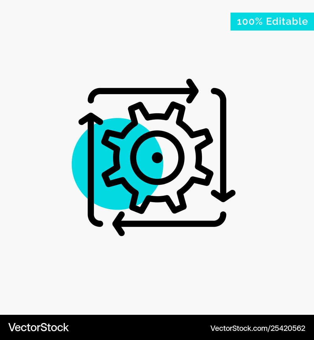Workflow automation development flow operation Workflow automation development flow operation vector image