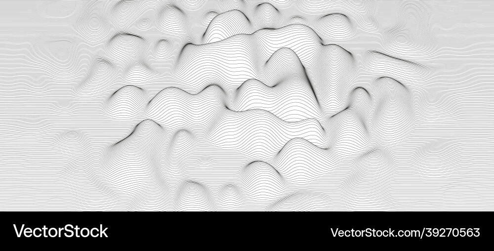 Abstract background with distorted line shapes Abstract background with distorted line shapes Vector Image