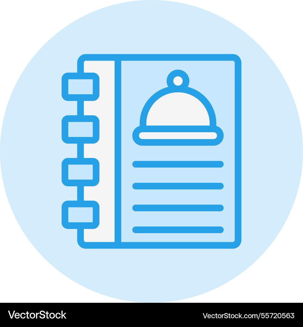 Cookbook icon design Vector Image