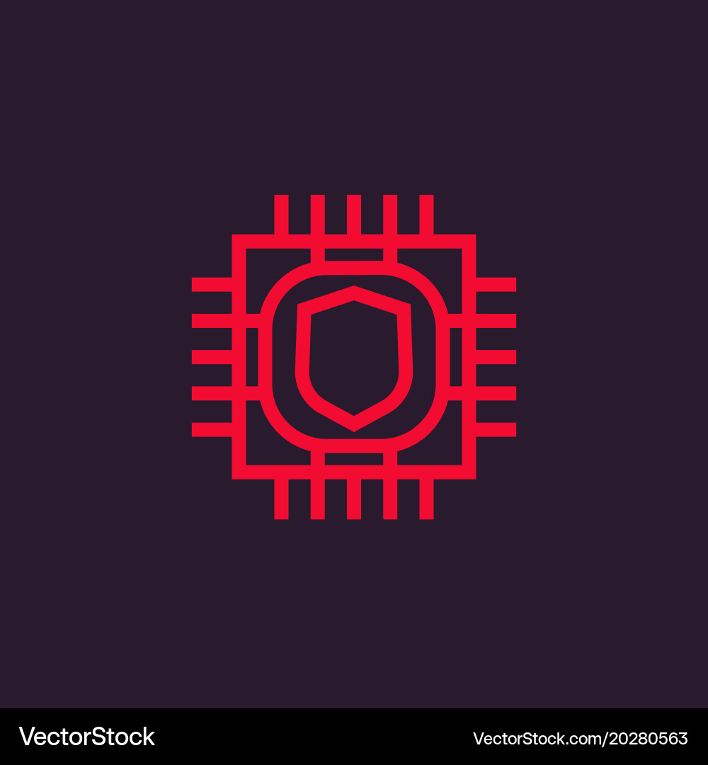 Cryptography icon vector image