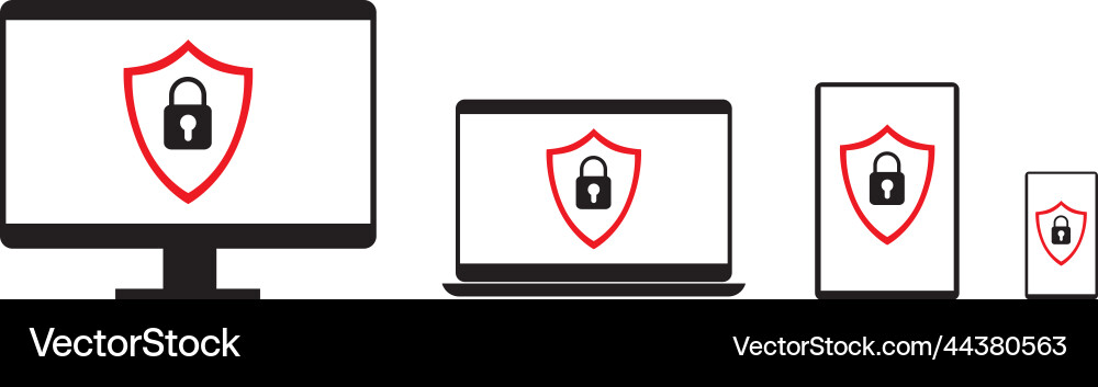 Internet or computer security Vector Image