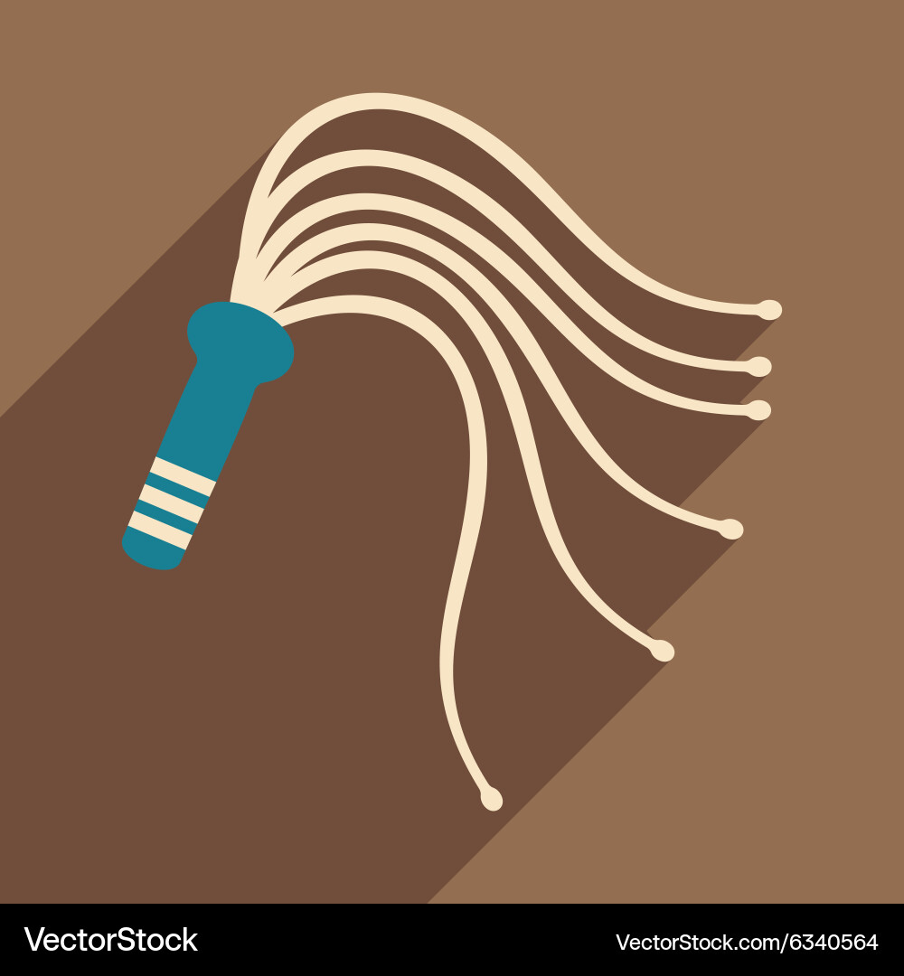 Flat with shadow icon and mobile application Vector Image