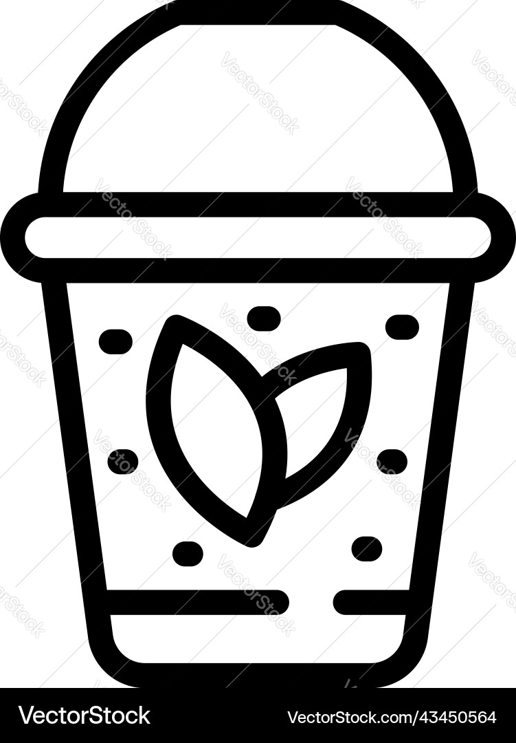 Fresh juice icon outline run program Fresh juice icon outline run program Vector Image
