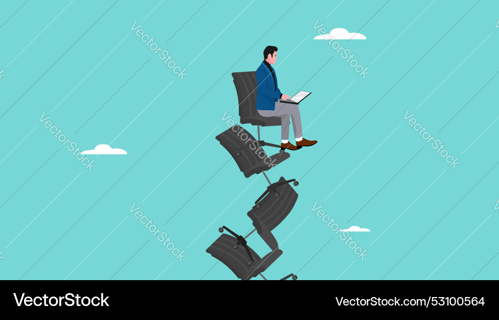 Having multiple job employees with many Having multiple job employees with many vector image