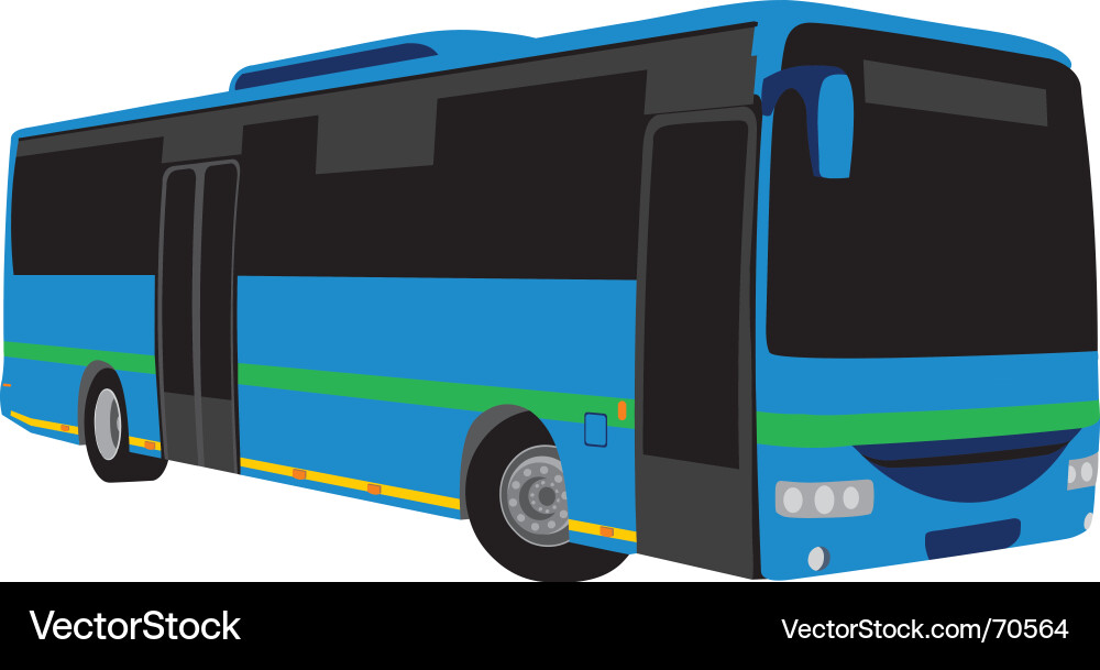 Modern Bus Vector Image
