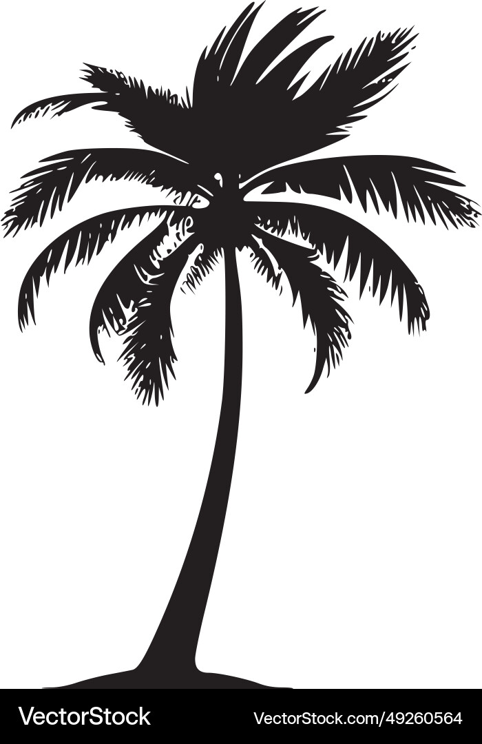 Palmenbaum - hochwertiges Logo ideal für T-Shirt Palmenbaum - hochwertiges Logo ideal für T-Shirt vektorbild