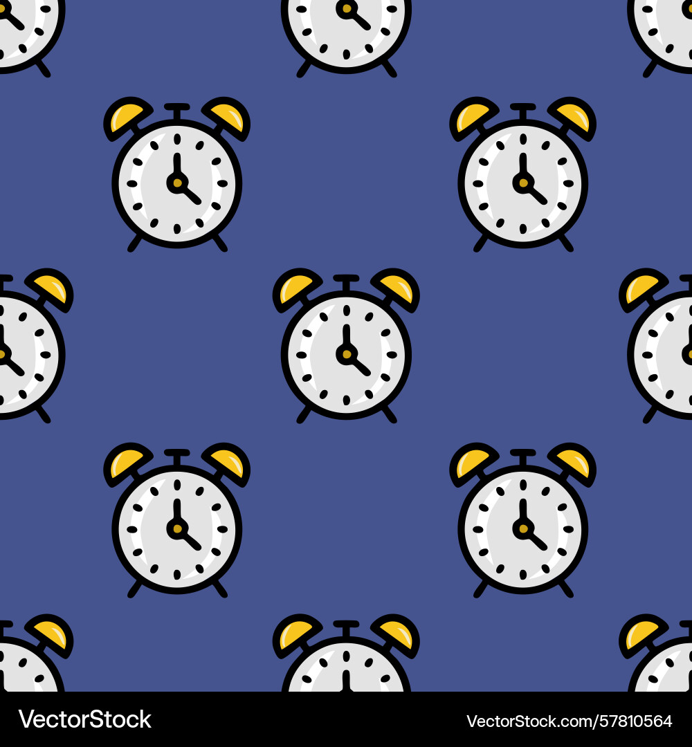Seamless pattern featuring a playful repeat vector image