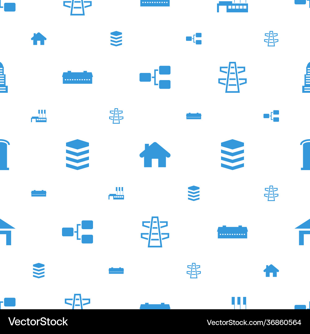 Structure icons pattern seamless white background vector image