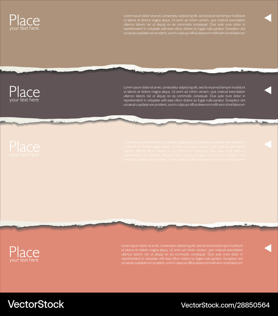 Torn Paper Background - Text Space Vector Image