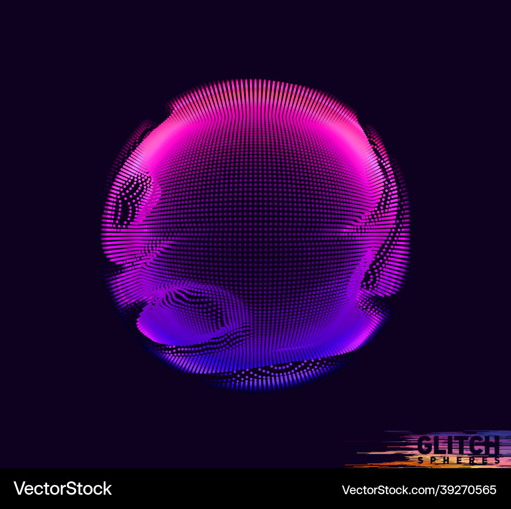 Abstract colorful mesh on dark background Abstract colorful mesh on dark background vector image