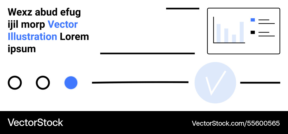 Business data analysis with graphs and checkmark Business data analysis with graphs and checkmark Vector Image