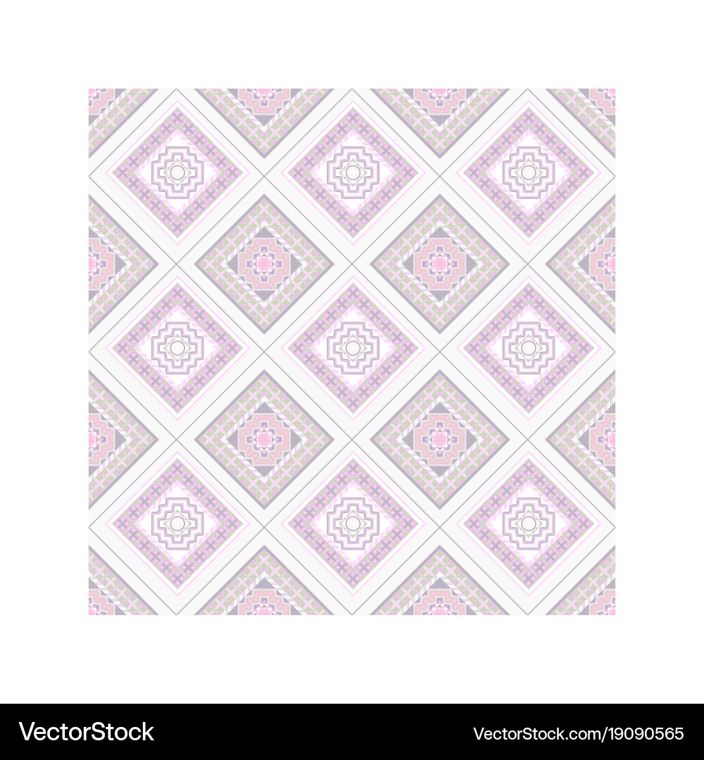 Seamless pattern with geometrical patterns vector image