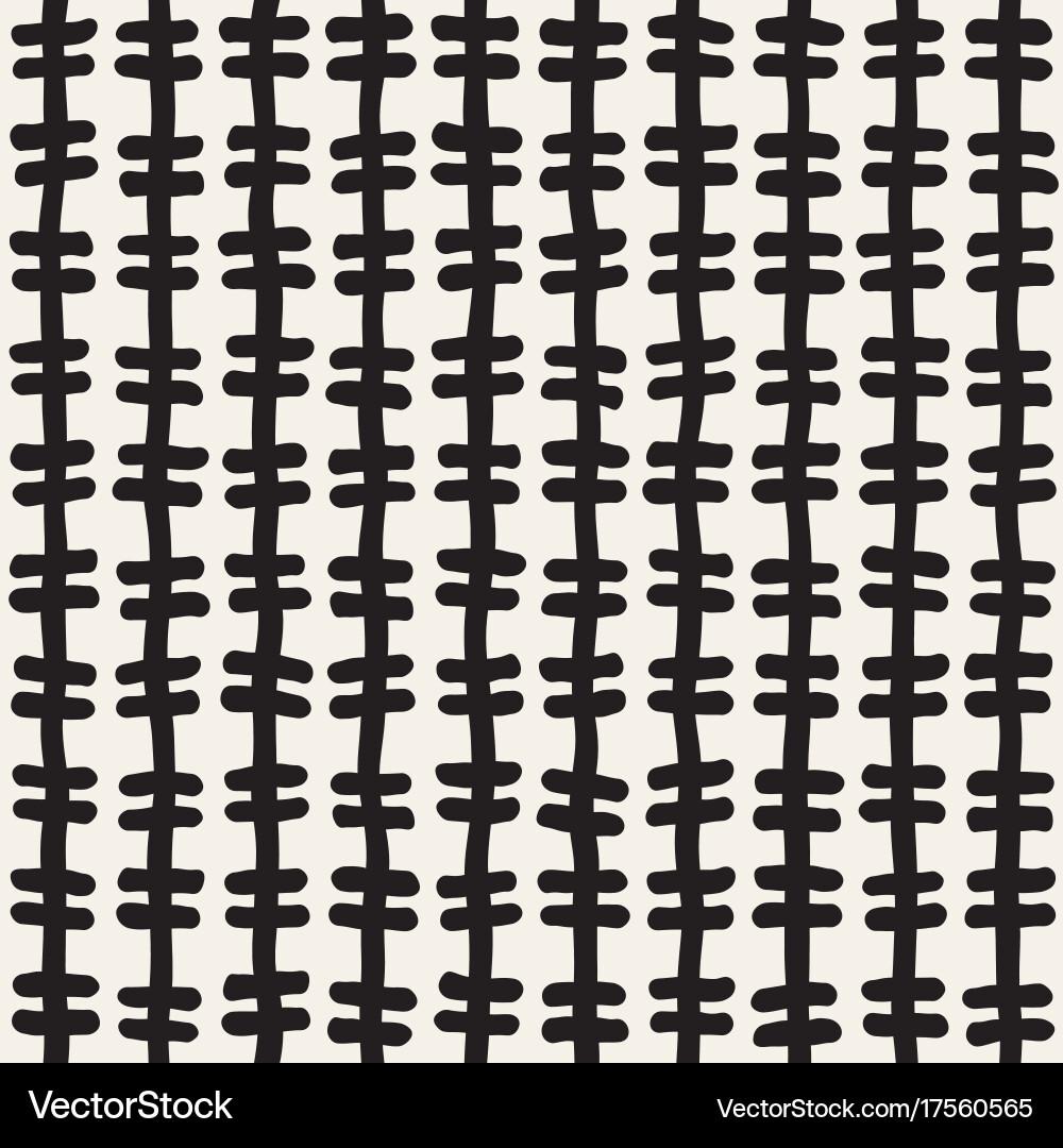 Seamless pattern with hand drawn lines abstract Vector Image