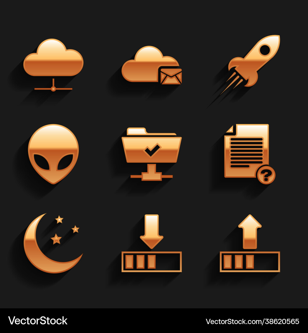 Set ftp operation successful loading unknown vector image