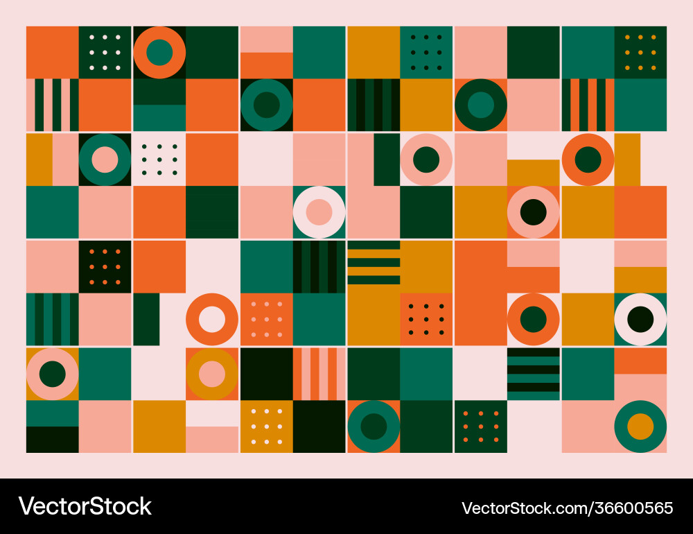 Swiss design abstract geometric pattern graphics Swiss design abstract geometric pattern graphics vector image