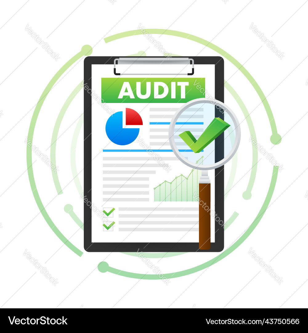Auditing concepts tax process data analysis Auditing concepts tax process data analysis Vector Image