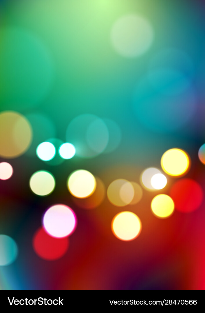 Bokeh lights on colorful background Bokeh lights on colorful background vector image
